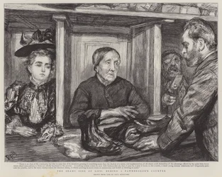 Livets sømløse side, bag en pantelåners disk